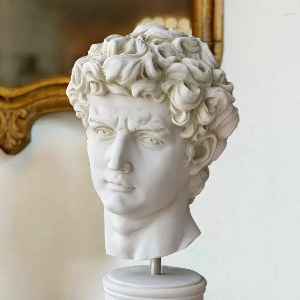 David Bust Made with Compressed Marble Powder