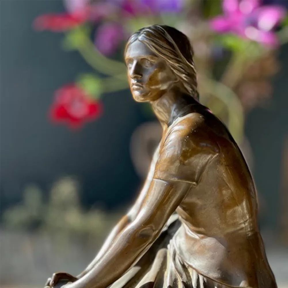 Bronze Barbedienne Landy Statue