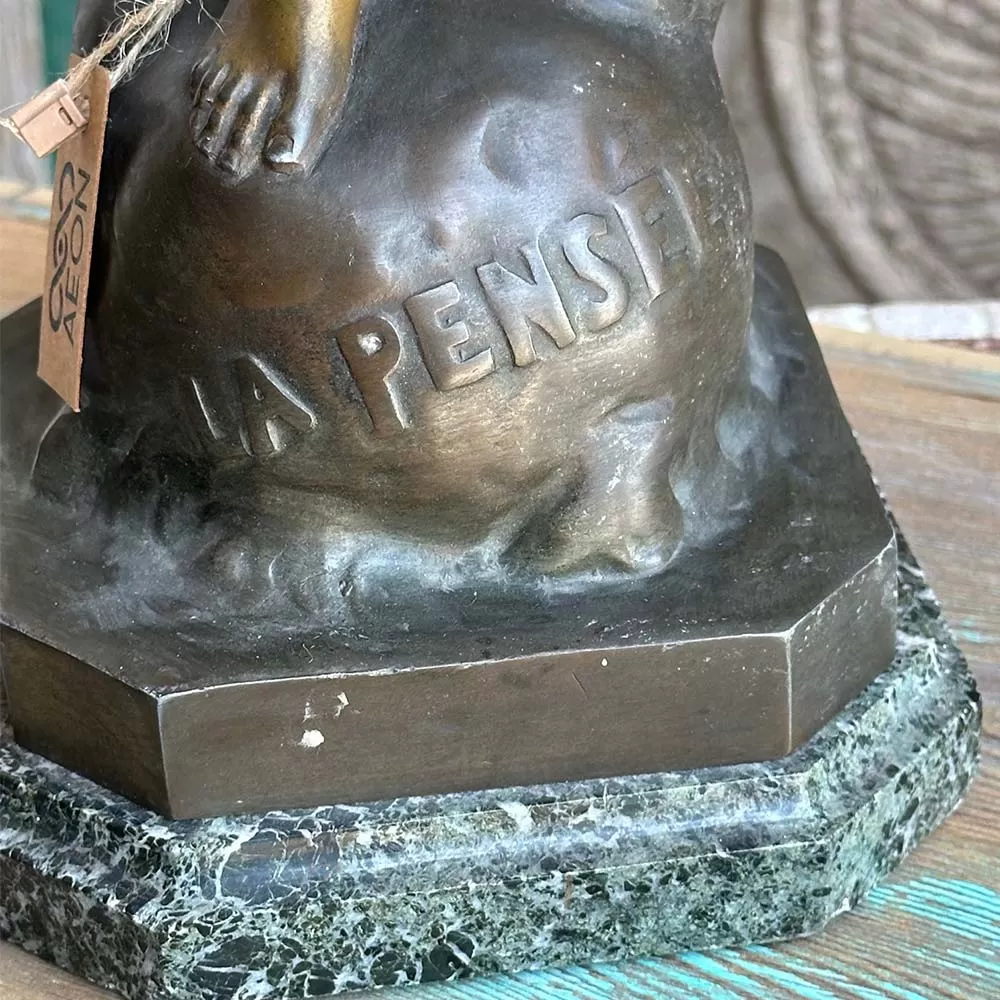 Bronze Women Sculpture lamp