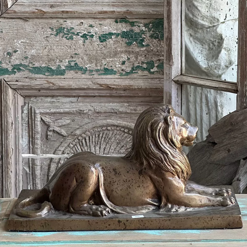 Bronze Lion Sculpture