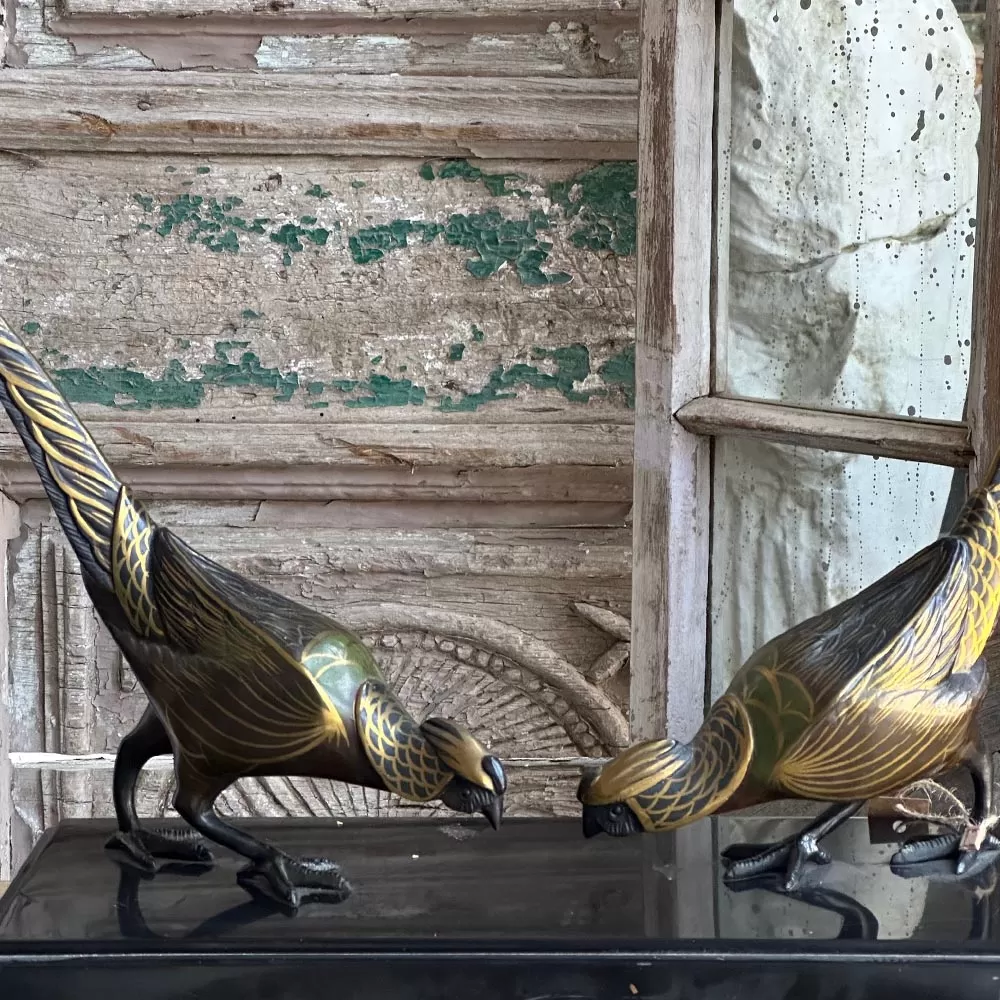 Bronze Pheasant Sculpture