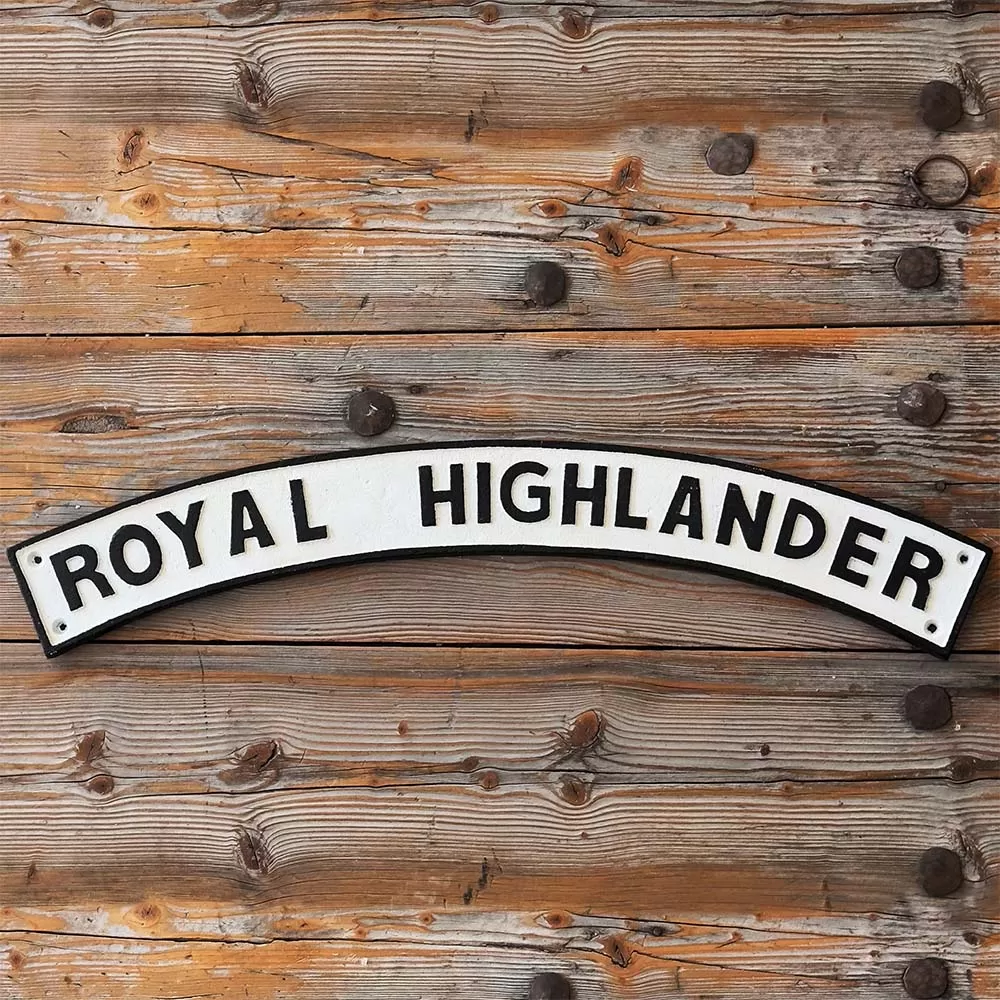 Cast Iron Royal Highlander Wall Panel