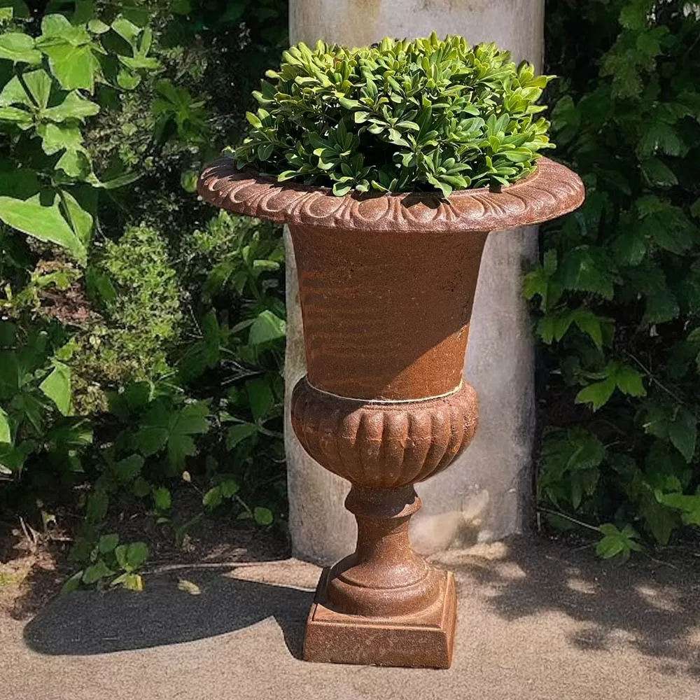 Cast Iron Flowerpot Vase