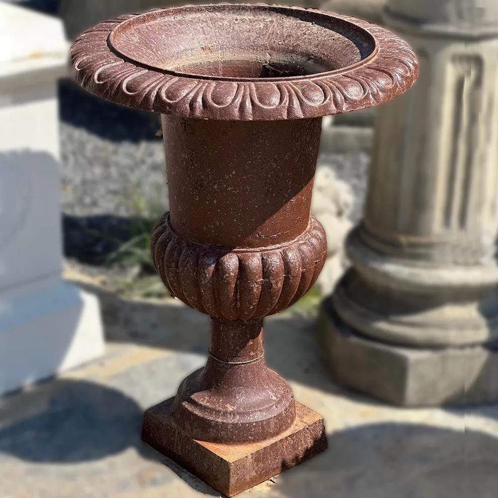 Cast Iron Flowerpot Vase