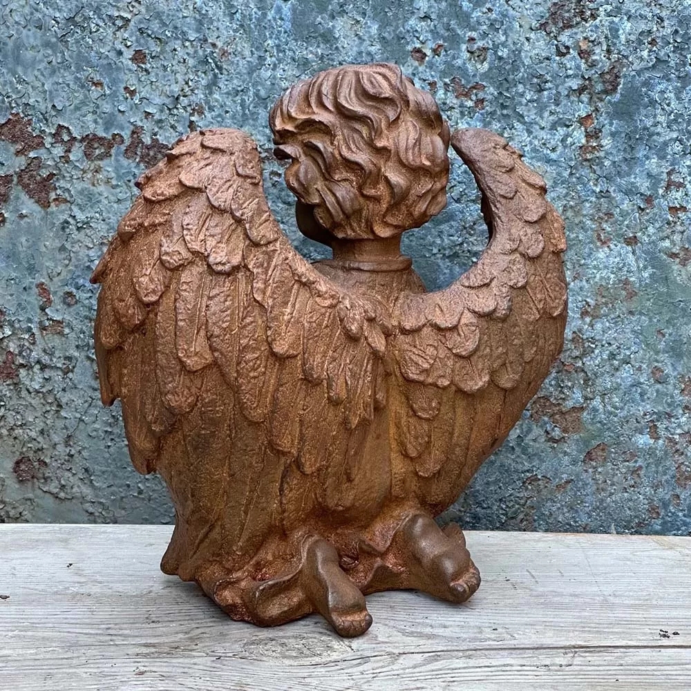 Cast Iron Angel Statue