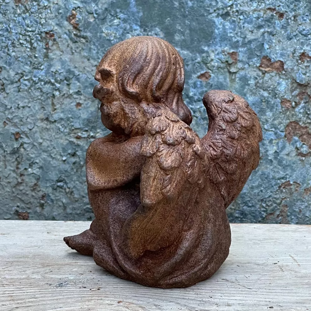 Cast Iron Angel Statue