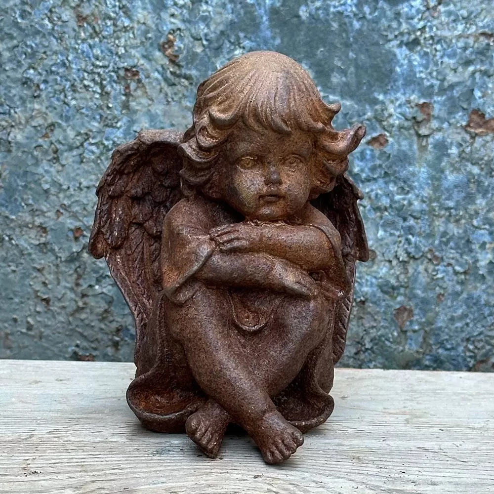 Cast Iron Angel Statue