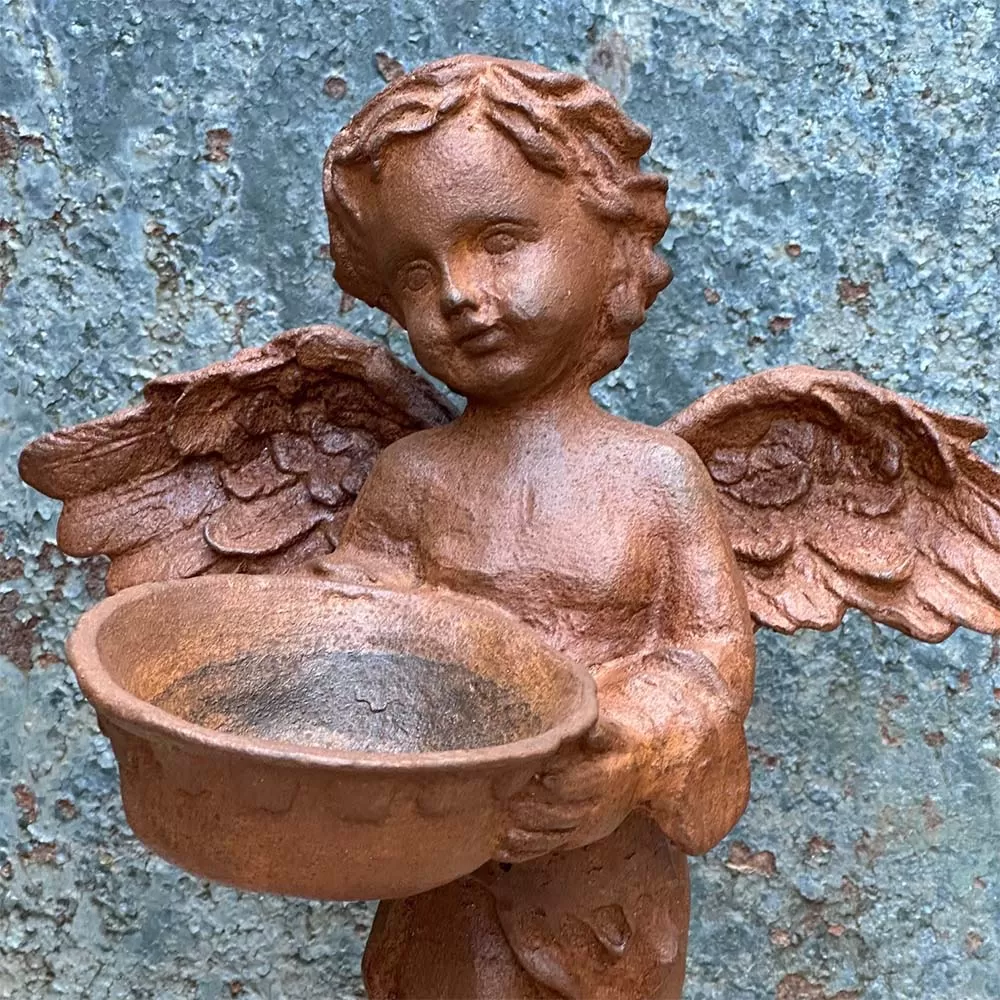 Cast Iron Angel Statue