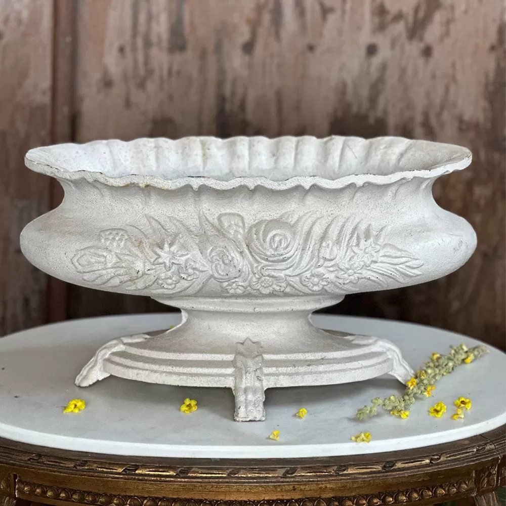 Cast Iron Flowerpot Vase