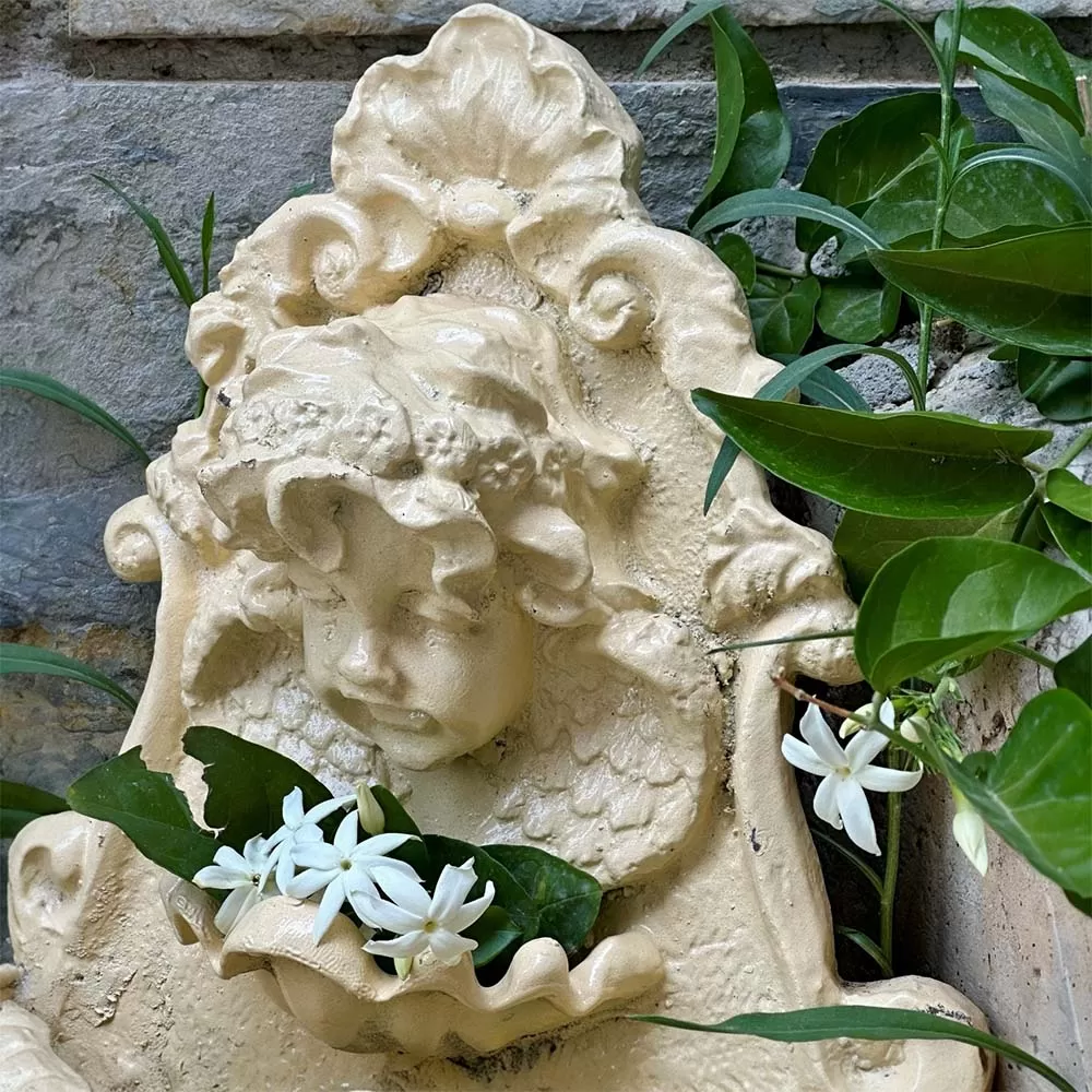 Cast Iron Wall Fountion-Bird Pool