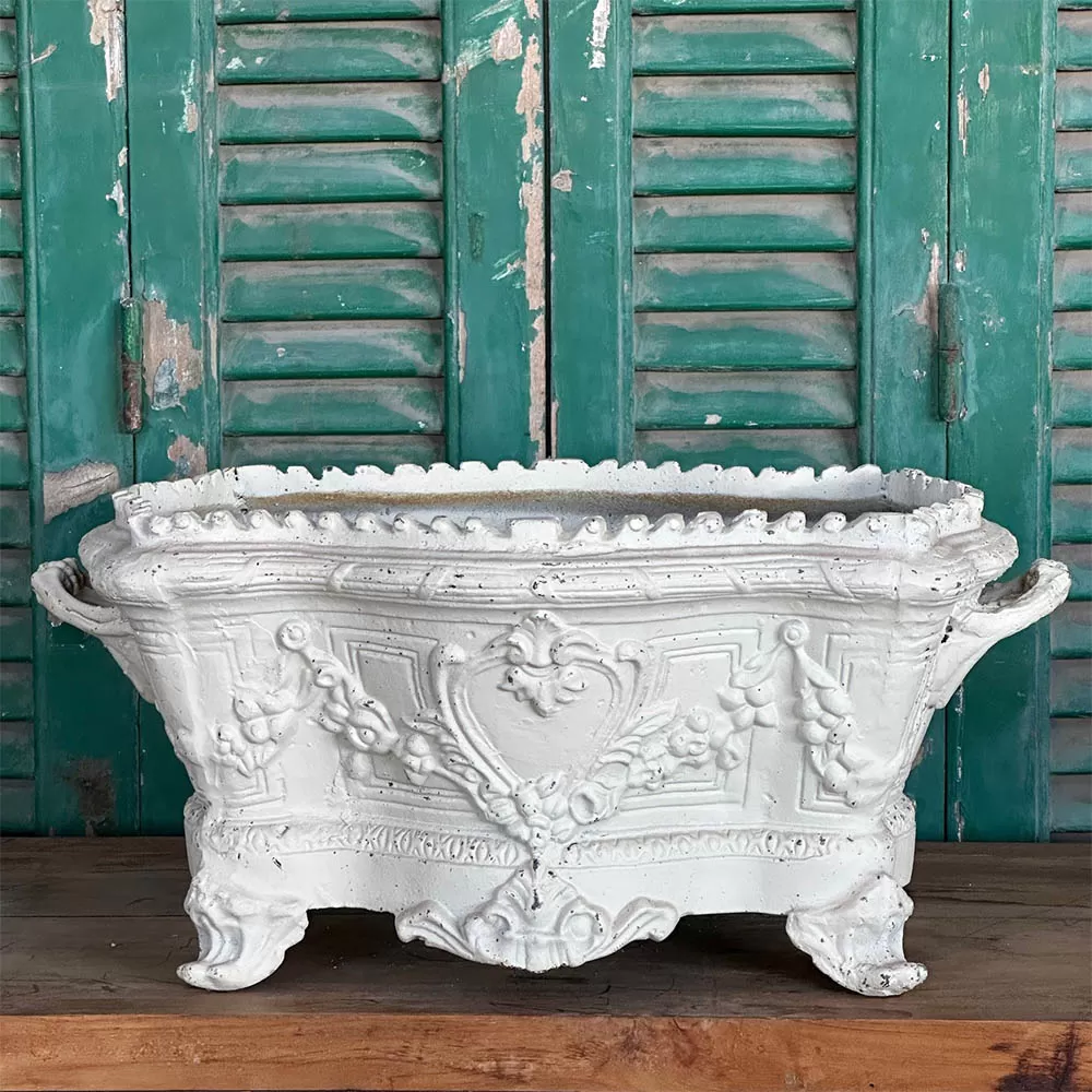 Cast Iron Flower Pot Vase