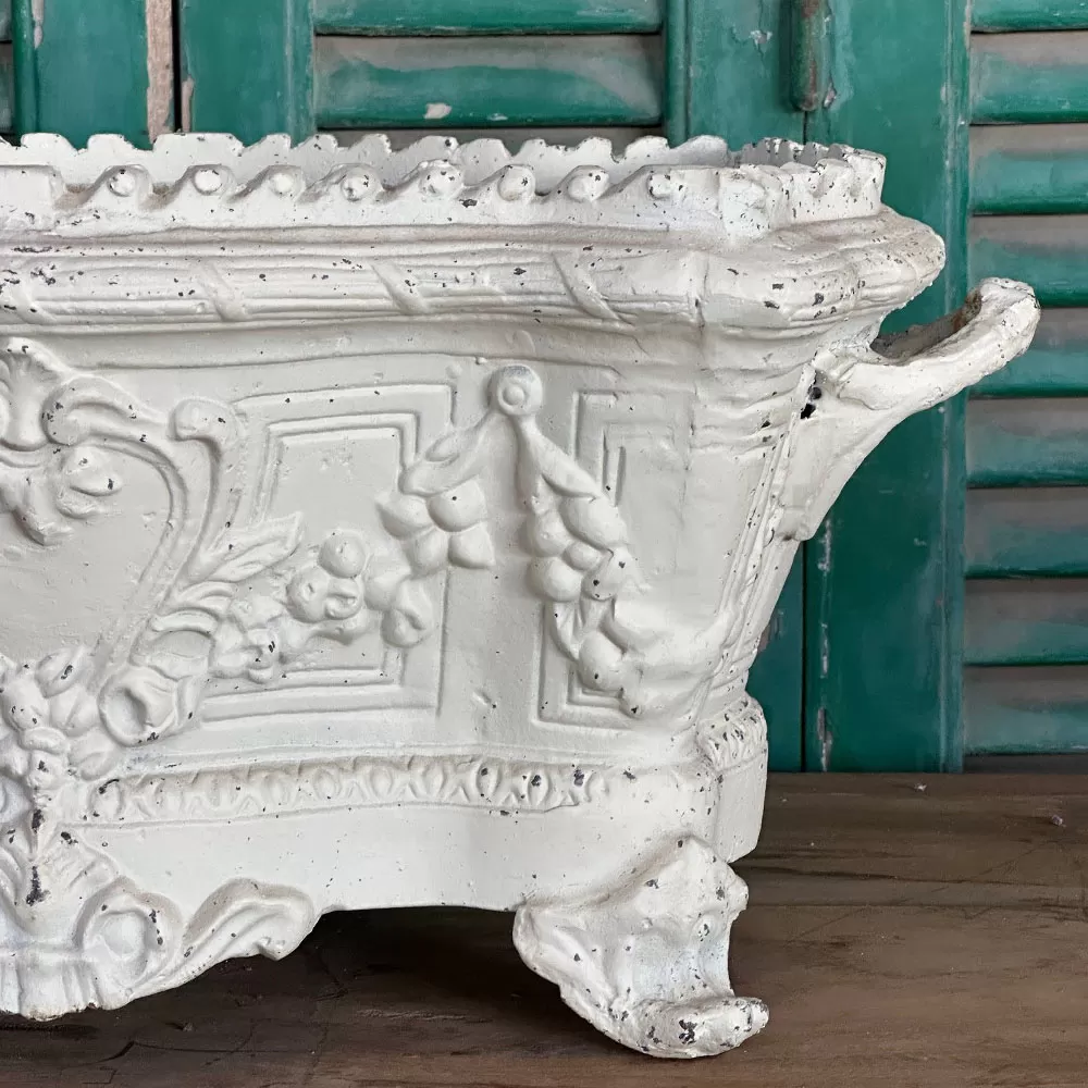 Cast Iron Flower Pot Vase