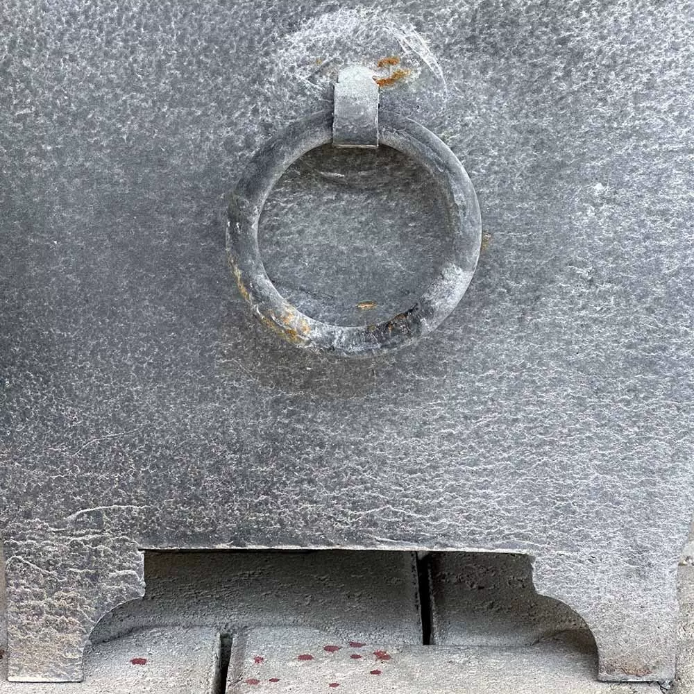 Metal Diktörtgen Galvaliz Patineli Dikim Saksısı