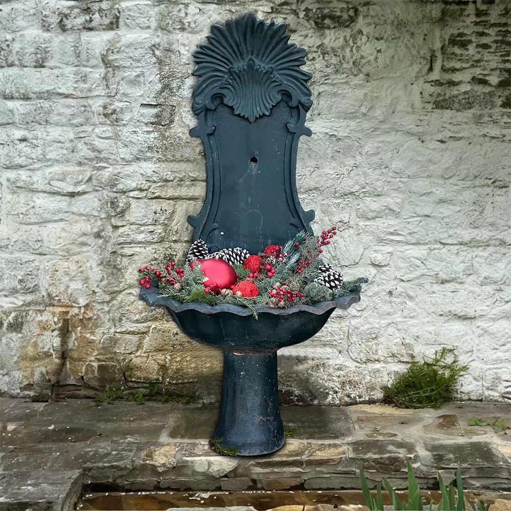 Cast Iron Garden Wall Fountain