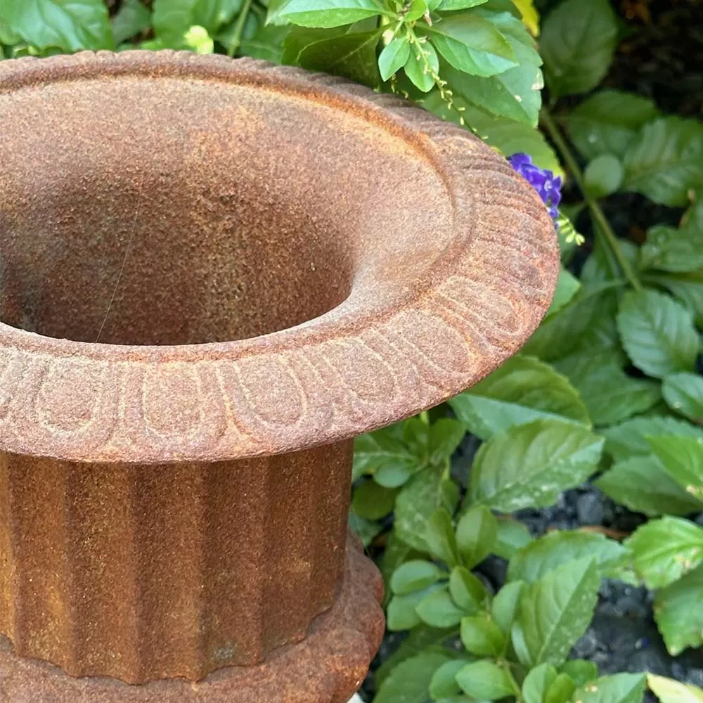 Cast Iron Flowerpot Vase