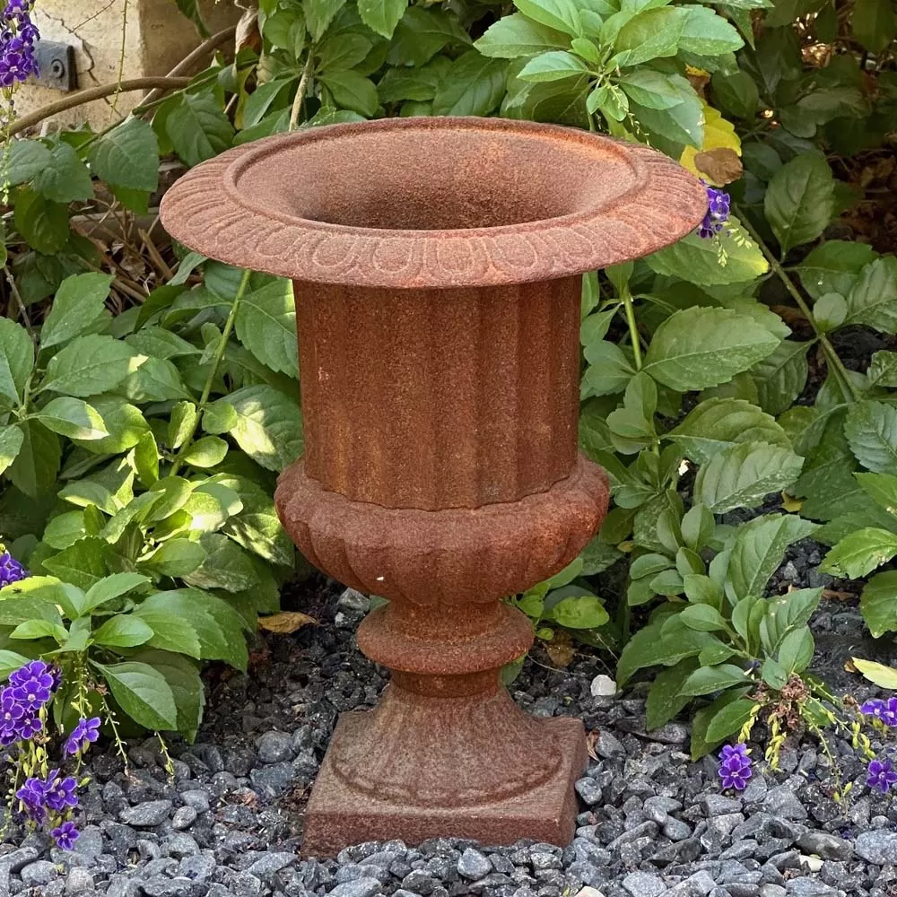 Cast Iron Flowerpot Vase