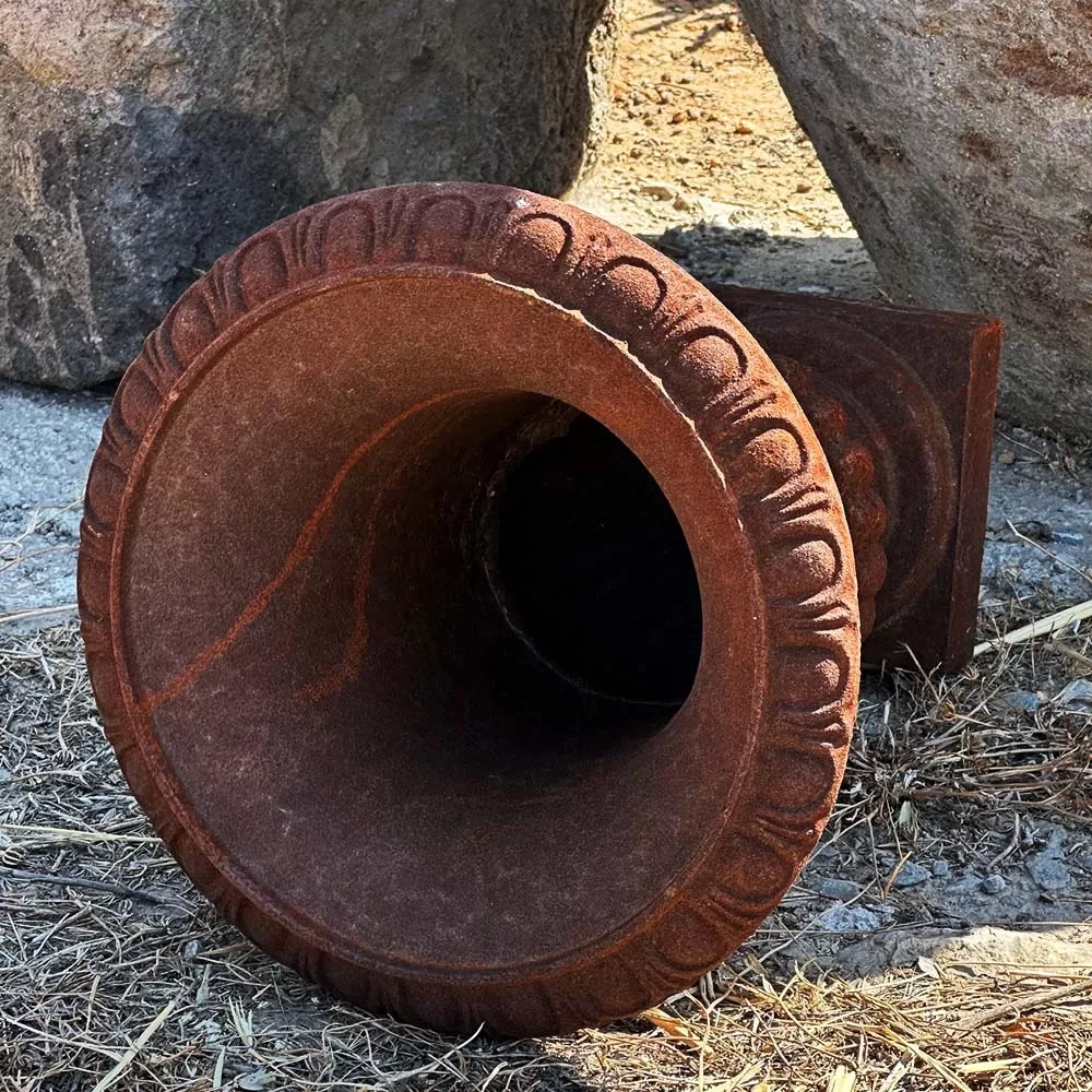 Cast Iron Flowerpot Vase