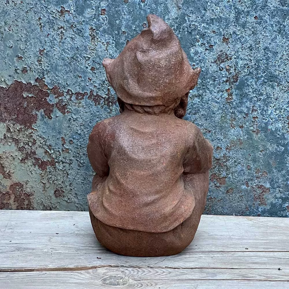 Cast Iron Garden Gnome Statue