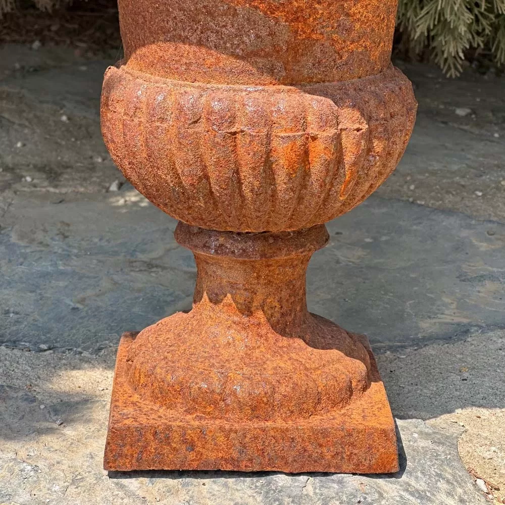 Cast Iron Flowerpot Vase