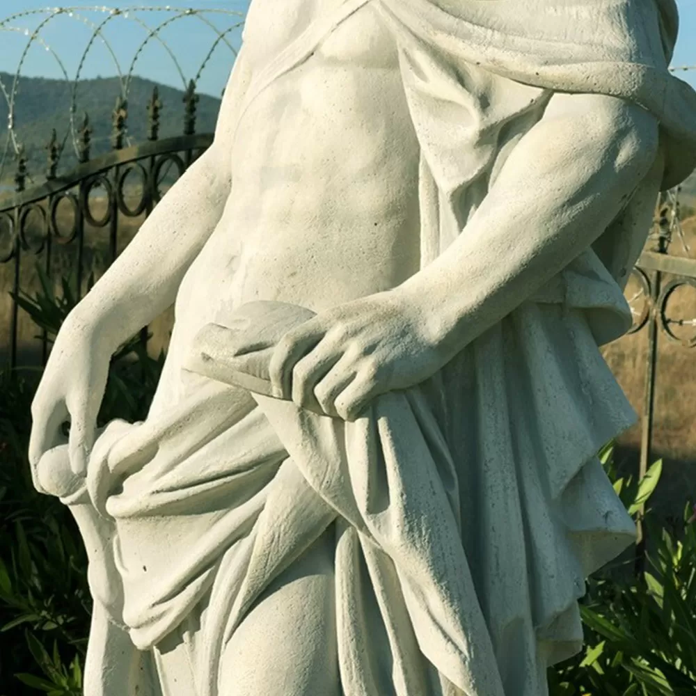 Roman Empire Gladiator Stone Garden Statue