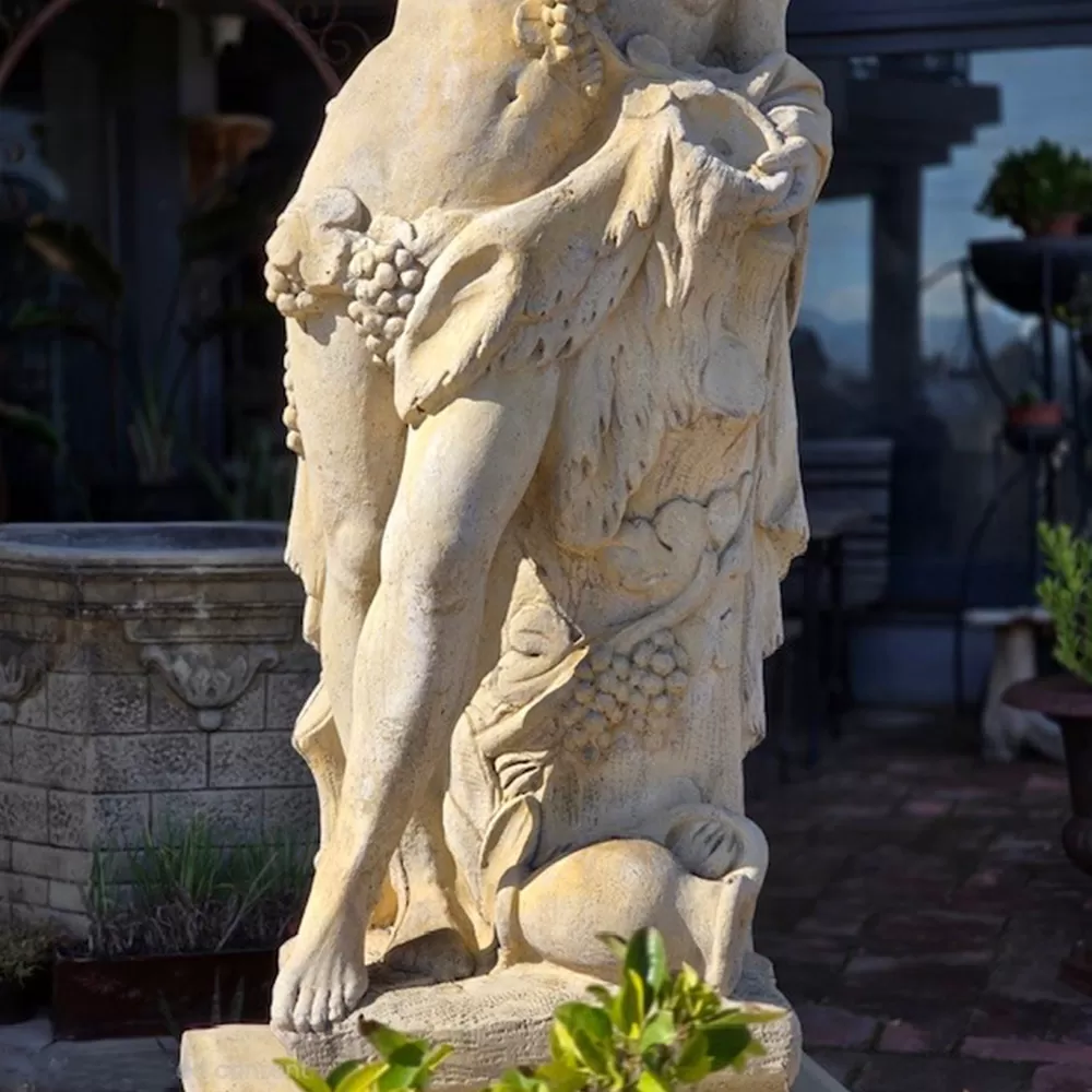 Cast Stone Bacchus Statue