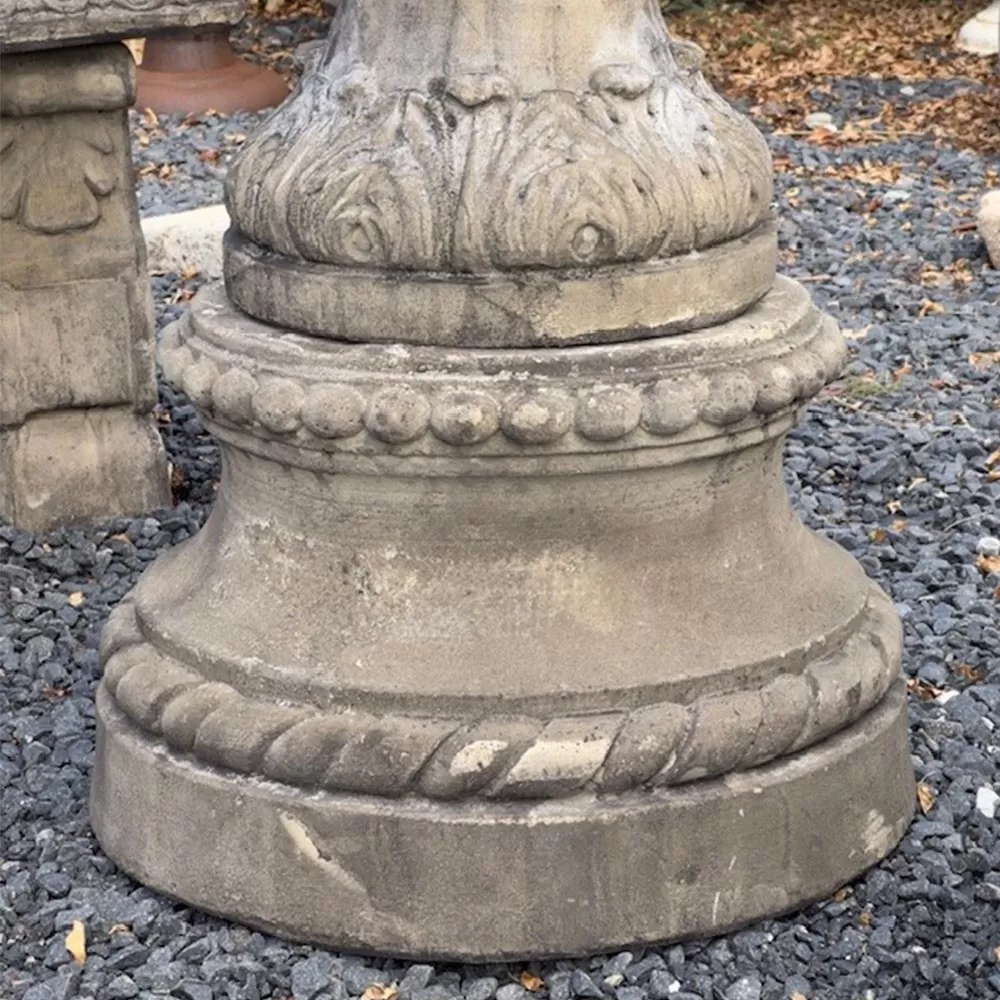 Beton Döküm Aslanlı Bahçe Çeşmesi