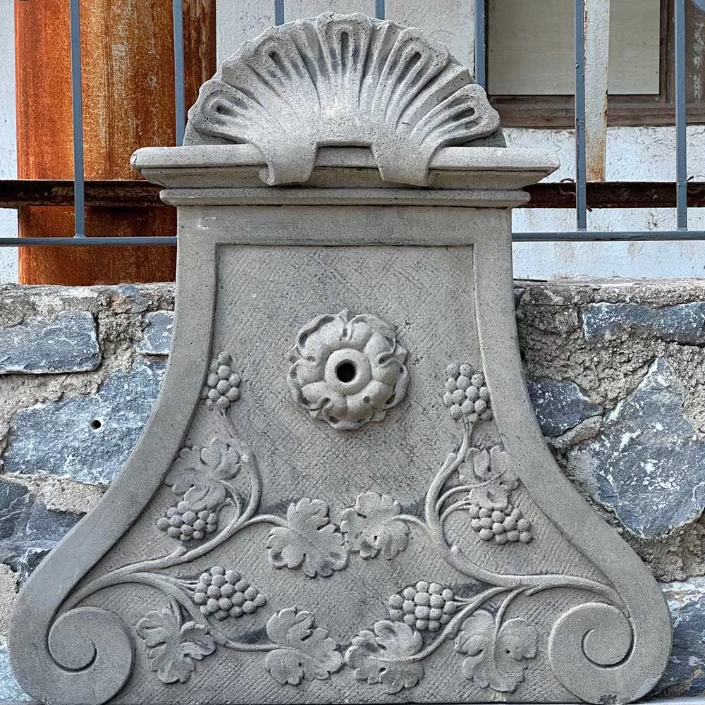 Cast Stone Fountain For Wall