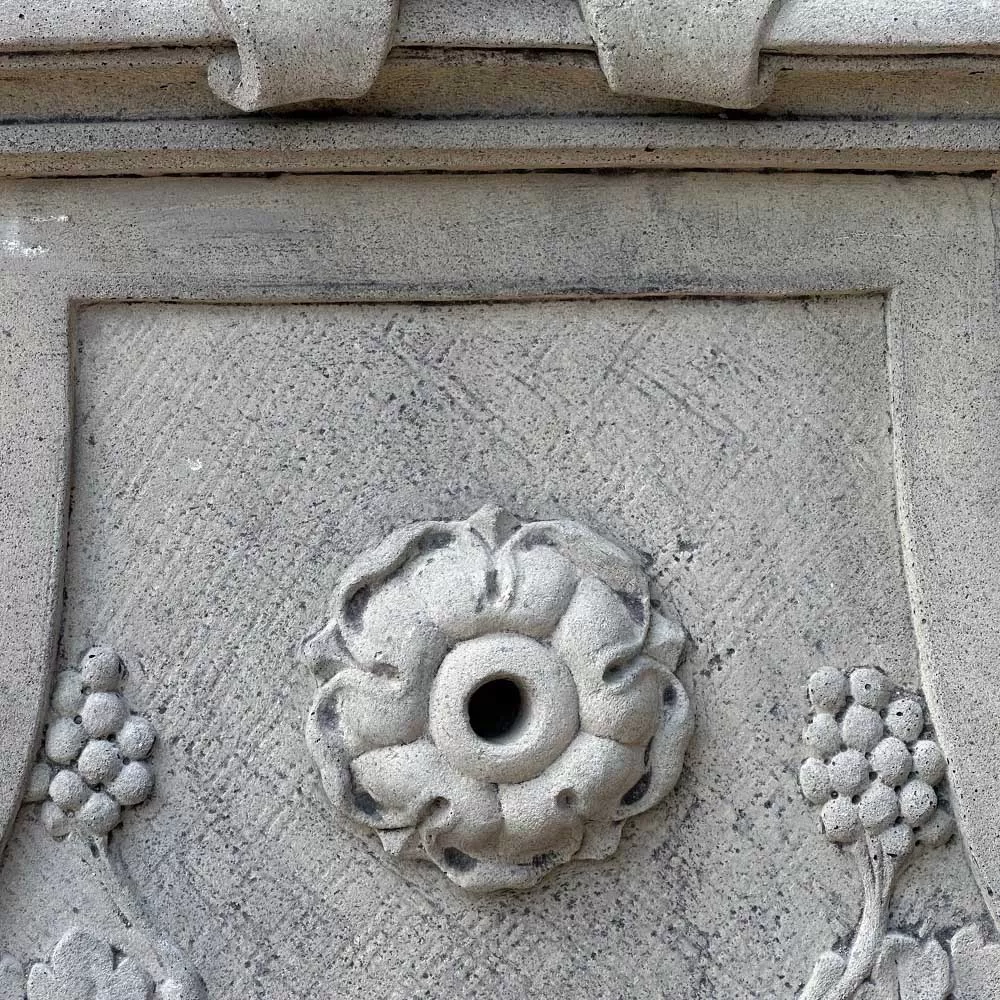 Cast Stone Fountain For Wall