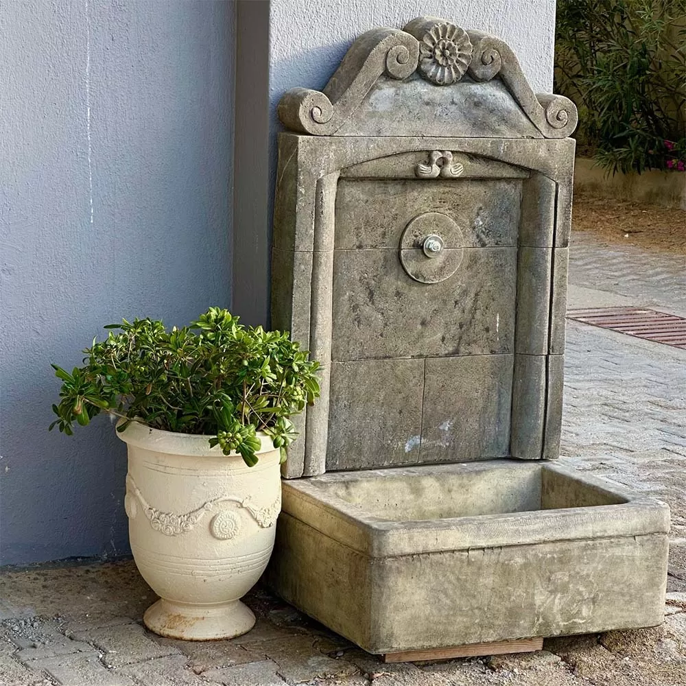 Cast Stone Wall Fountain