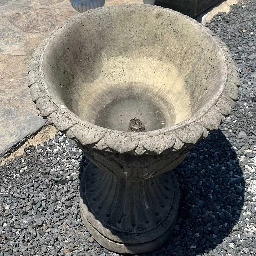 Cast Stone Flower Pot Vase