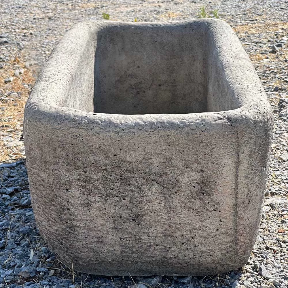 Cast Stone Rectangular Flower Pot