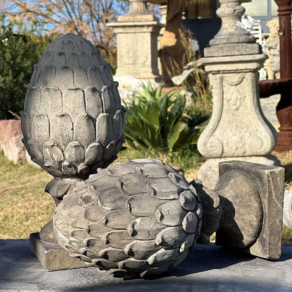 Cast Stone Pine Cones