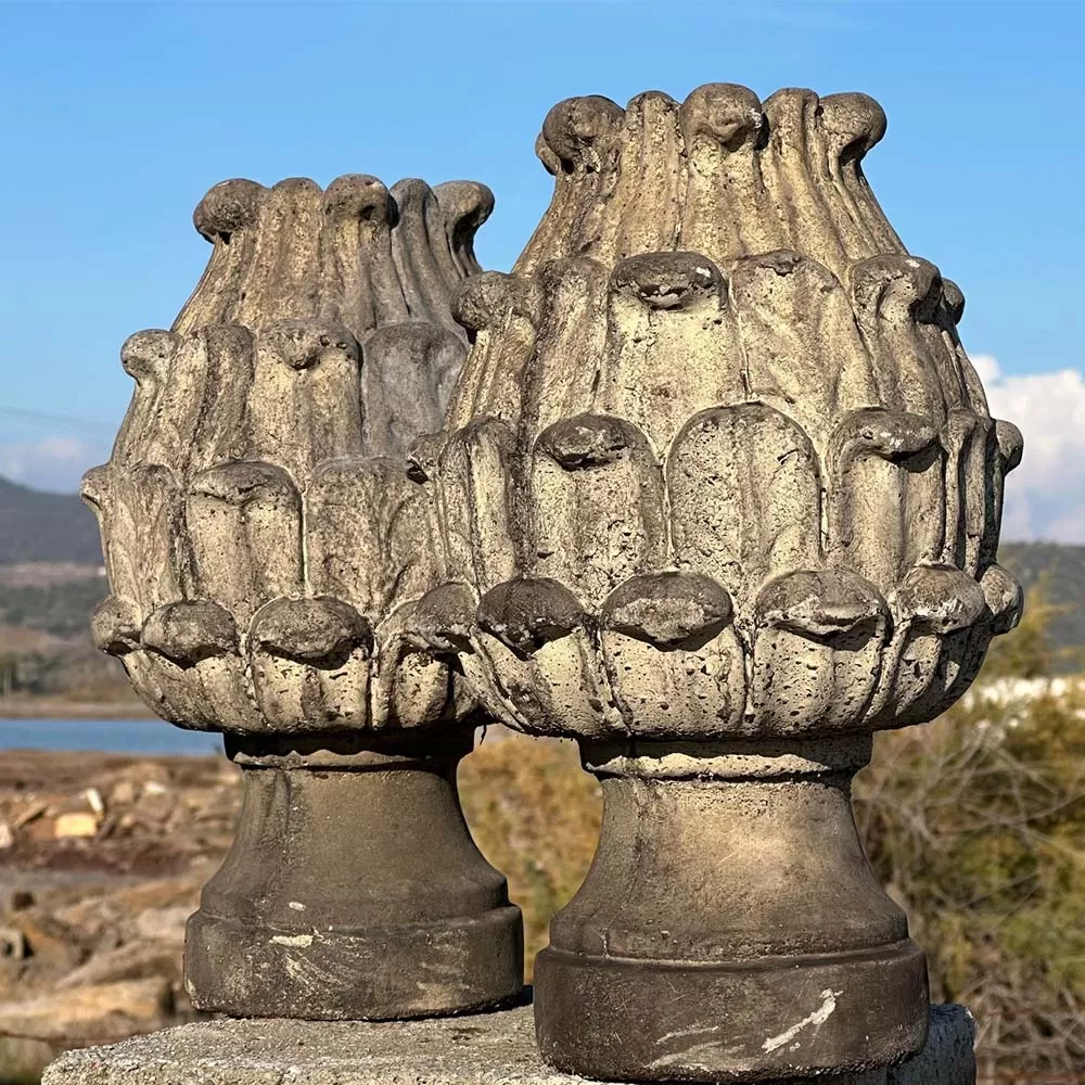 Cast Stone Pine Cones