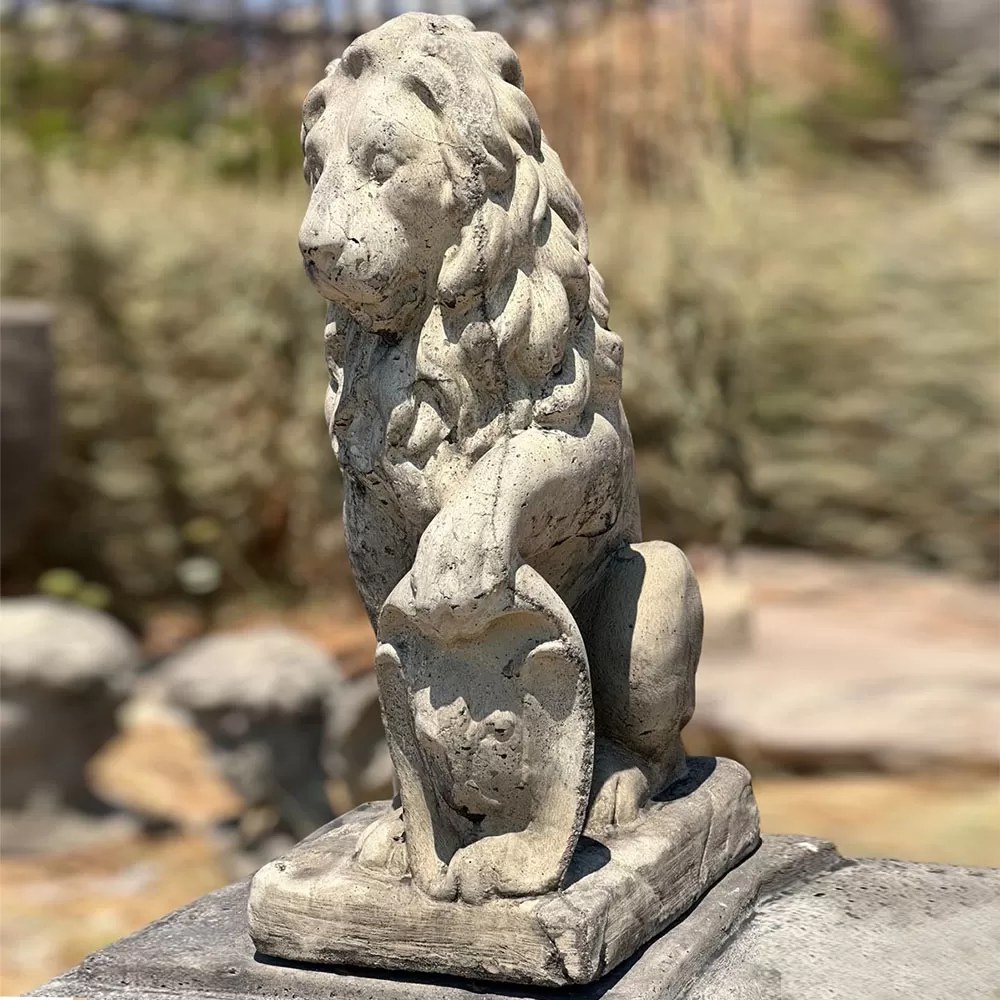 Cast Stone Lion Statue