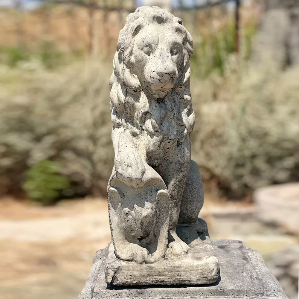 Cast Stone Lion Statue