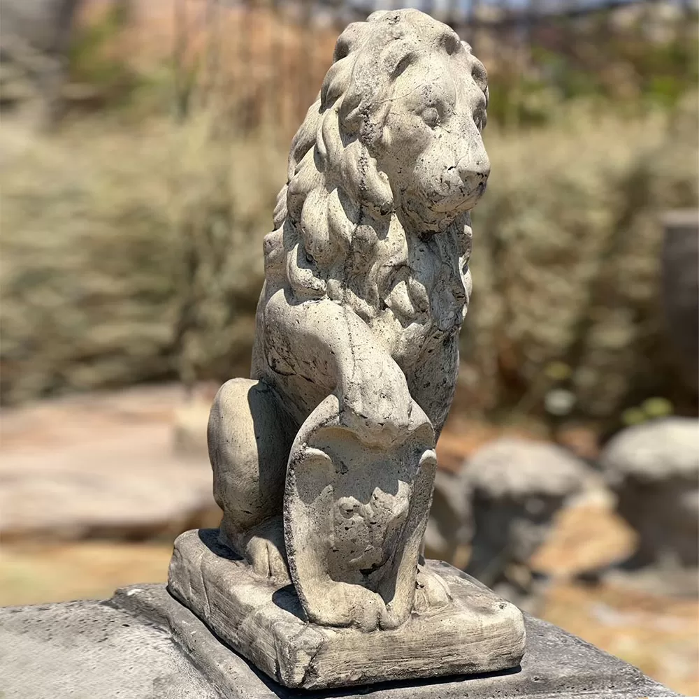 Cast Stone Lion Statue