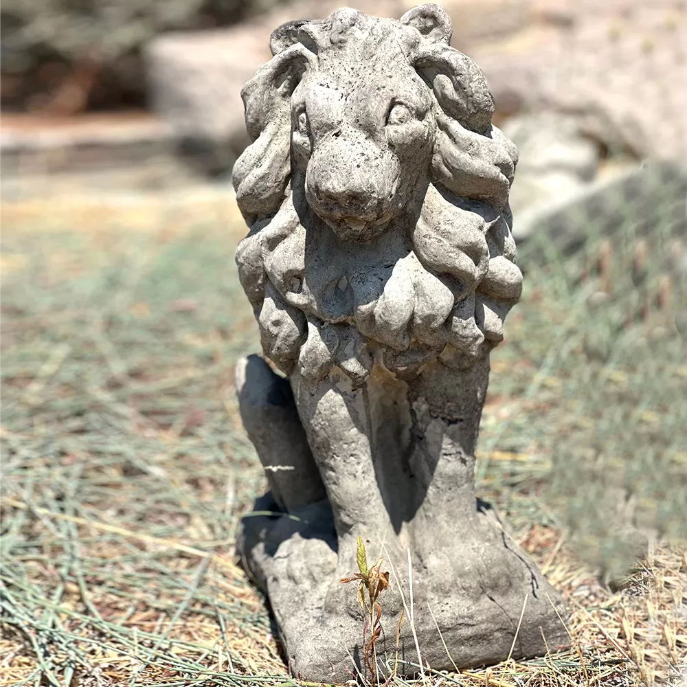 Cast Stone Lion Statue