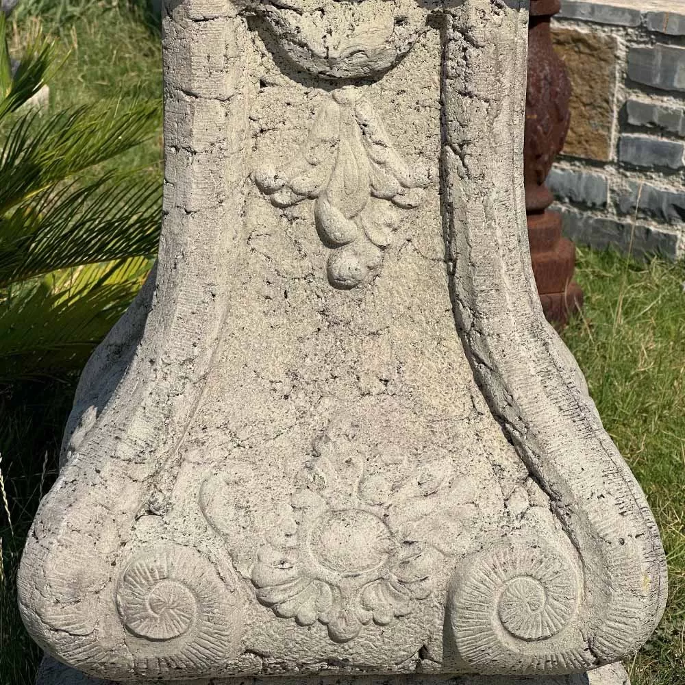 Cast Stone Sundail Statue