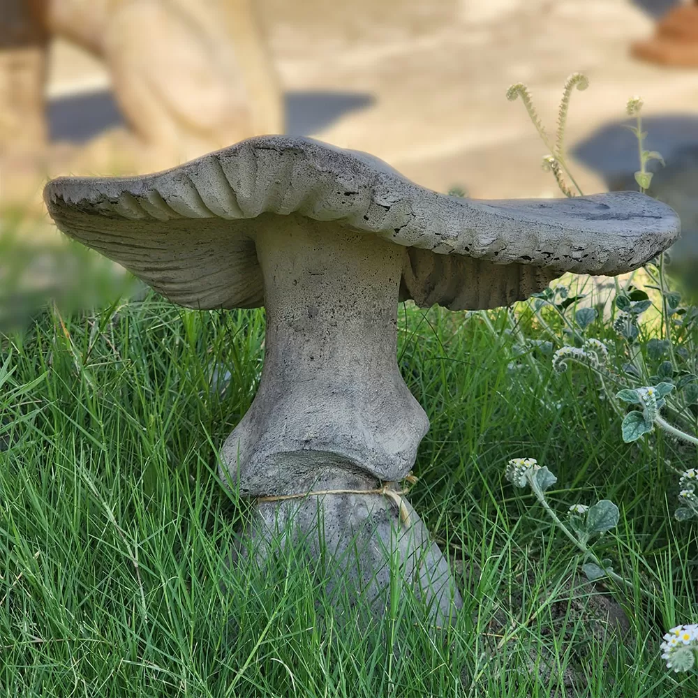 Cast Stone Garden Mushroom