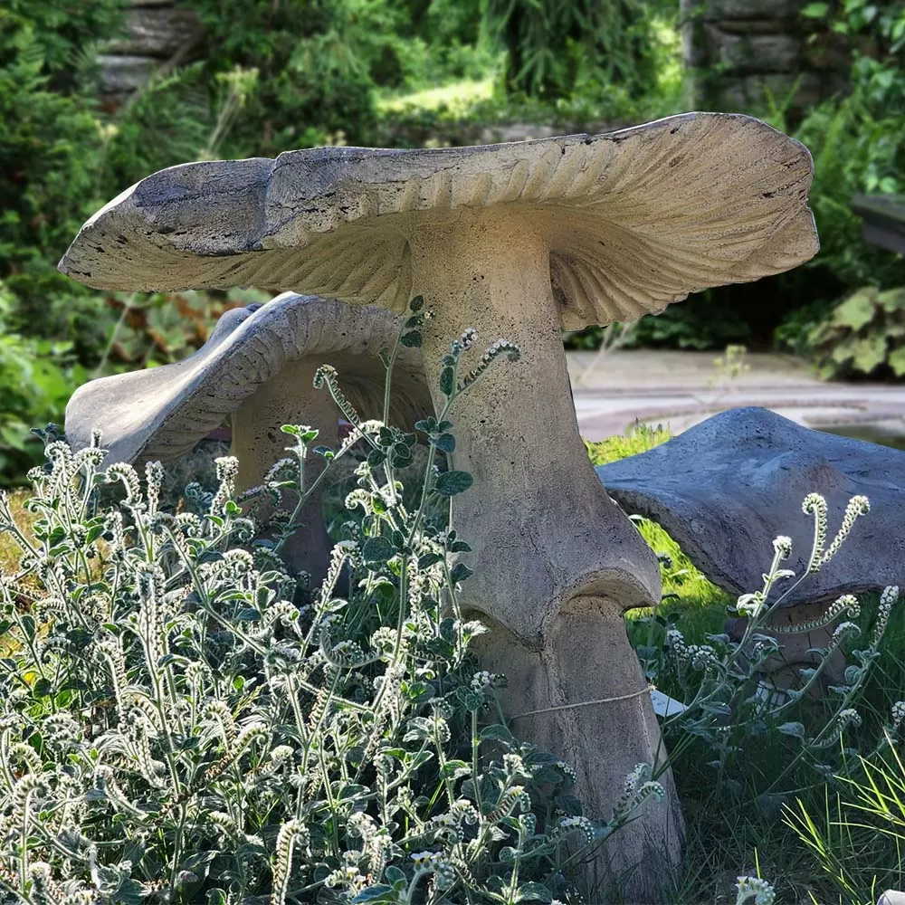 Cast Stone Garden Mushroom