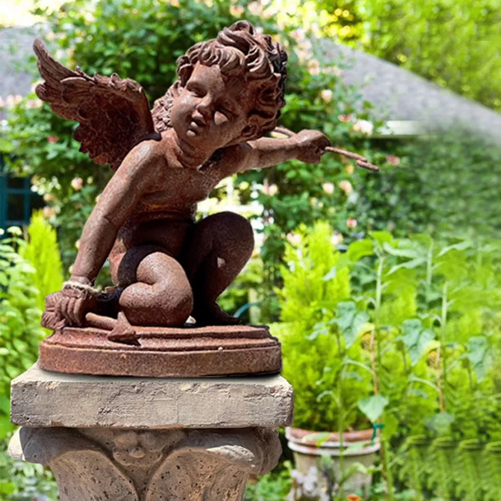 Cast Iron Angel Eros