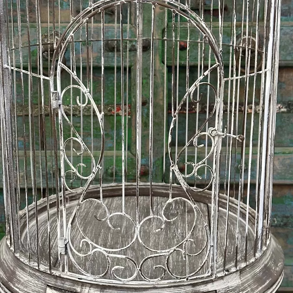 Large Wrought Iron Bird Cage