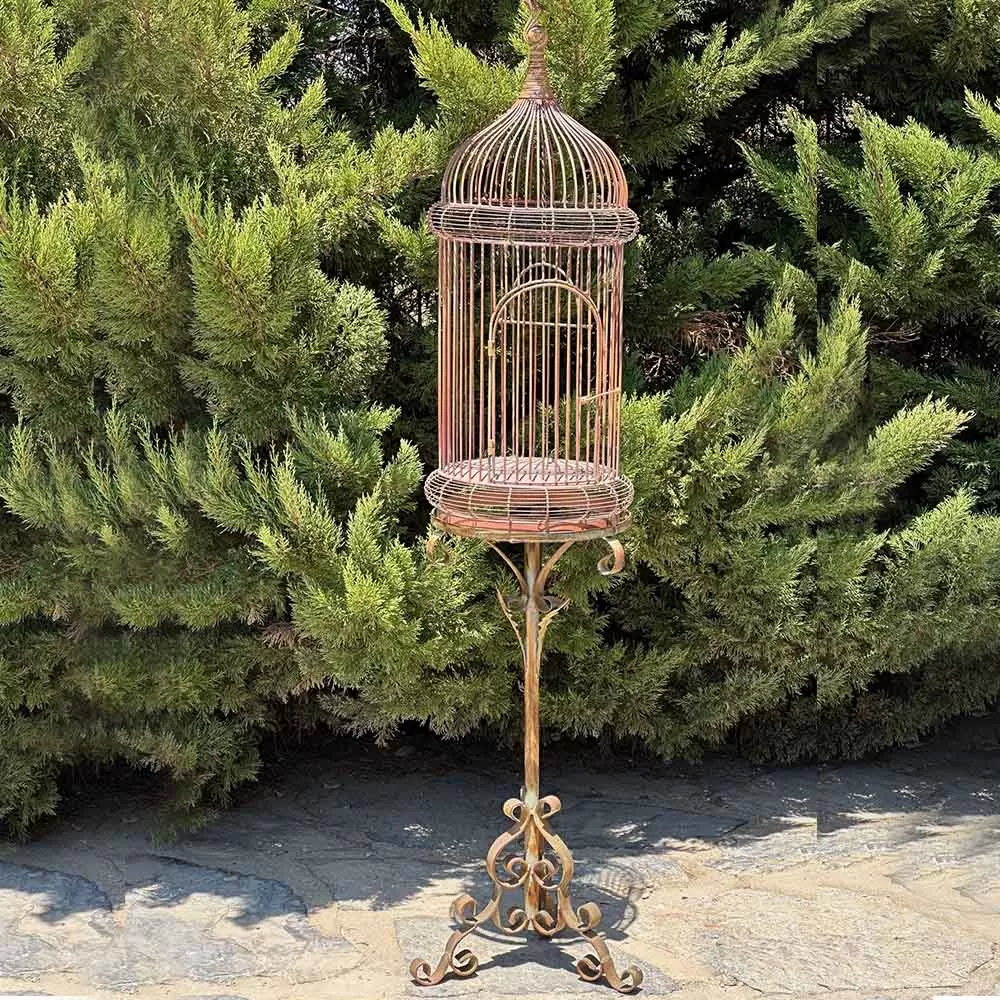 Large Wrought Iron Bird Cage