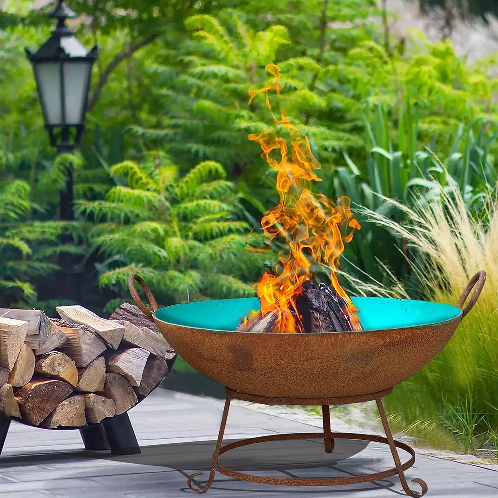 Garden Fire Bowl And Stand