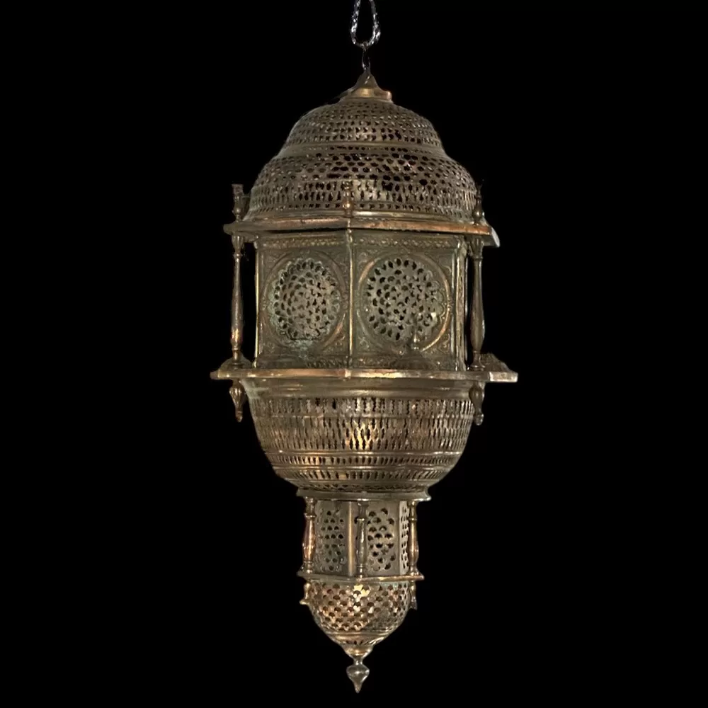 Old Brass Islamic Lantern