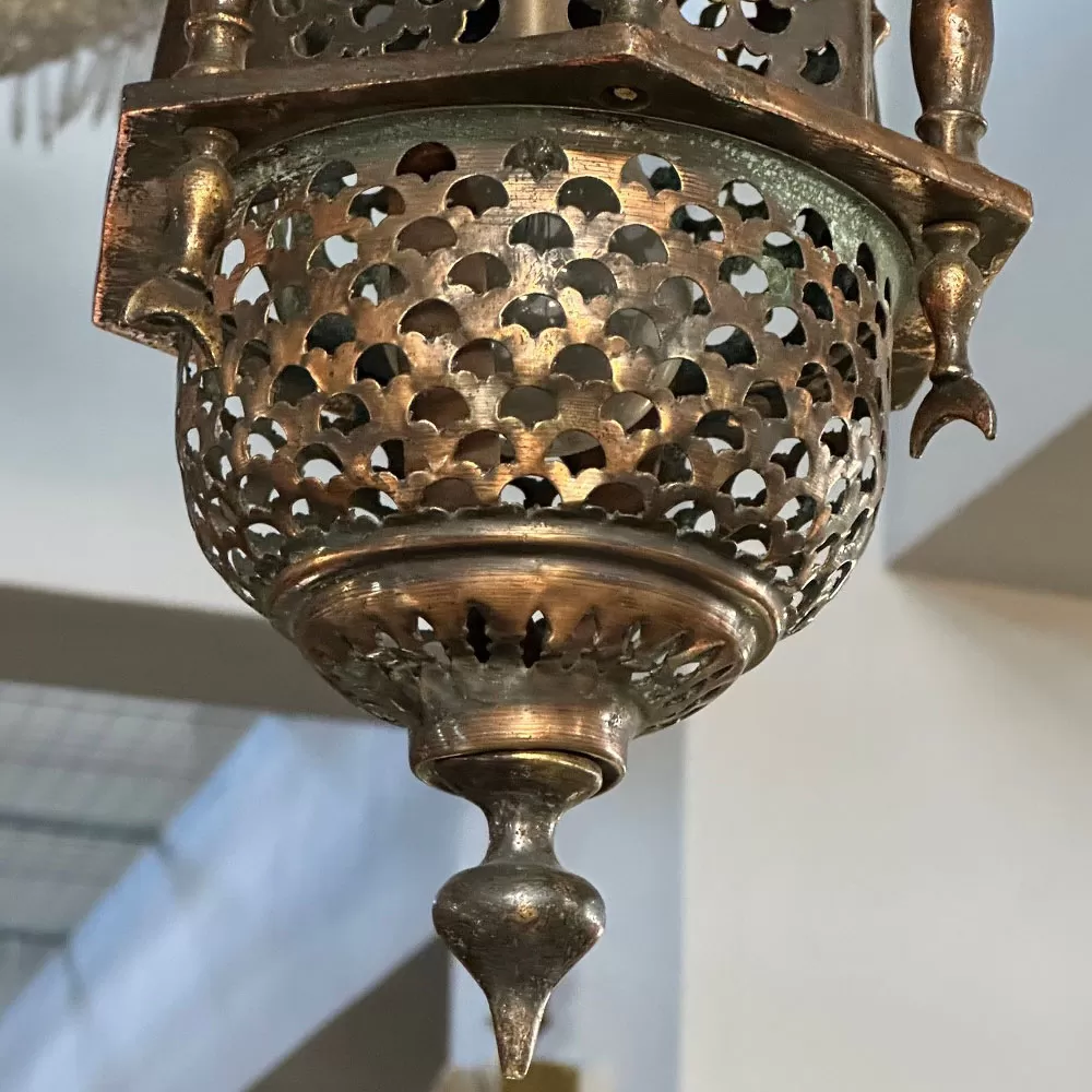 Old Brass Islamic Lantern