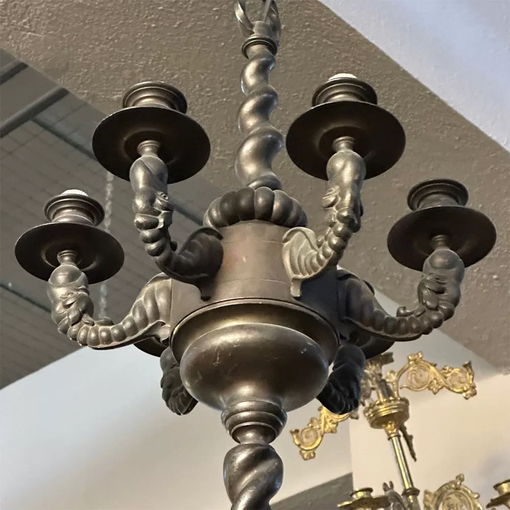 Old Bronze Lamp