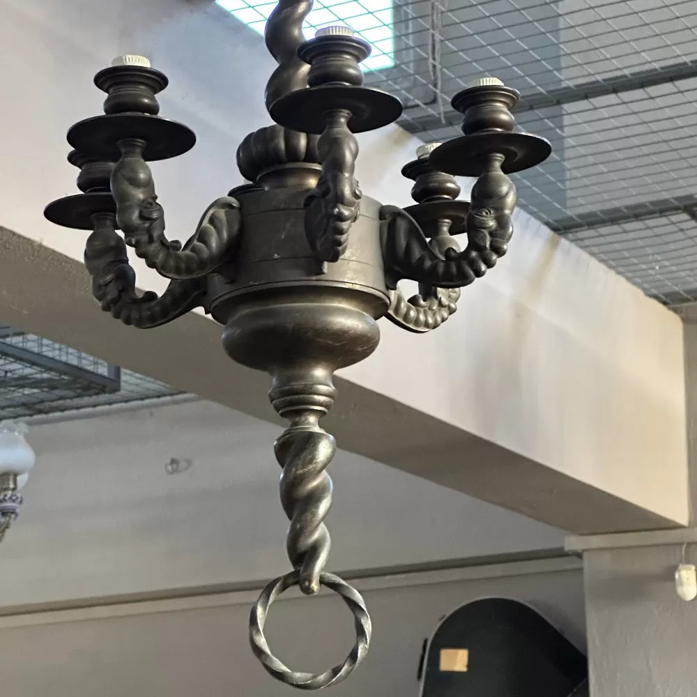 Old Bronze Lamp