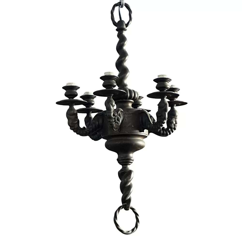 Old Bronze Lamp