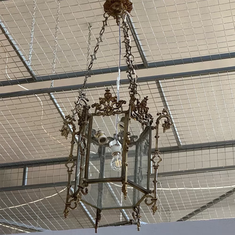 Old Bronze Lantern